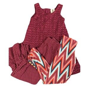 Matilda Jane Paint By Numbers - Aurora Sweater Dress, Abba Legging, Pointillism